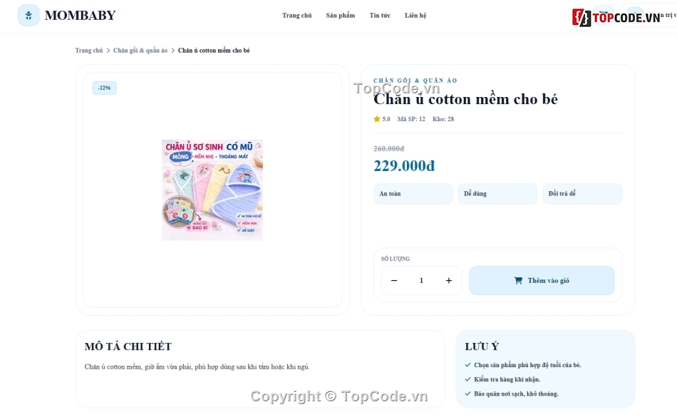 website,web bán sản phẩm,web sản phẩm